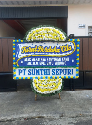 Papan Bunga Duka di Bolaang Mongondowselatan
