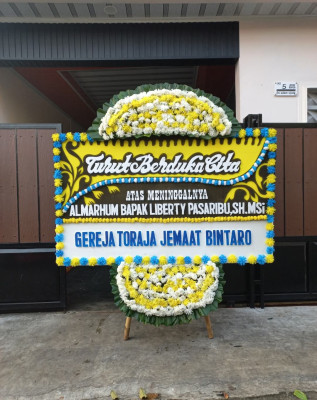 Papan Bunga Duka di Bolaang Mongondowselatan